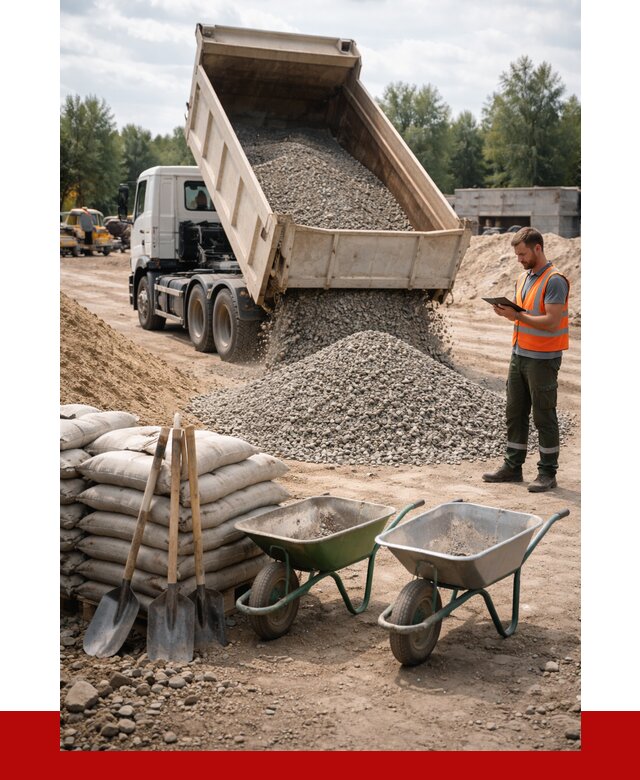 Доставка нерудных материалов в Узловой от 1222 руб. | ПРОНЕРУДЗлв