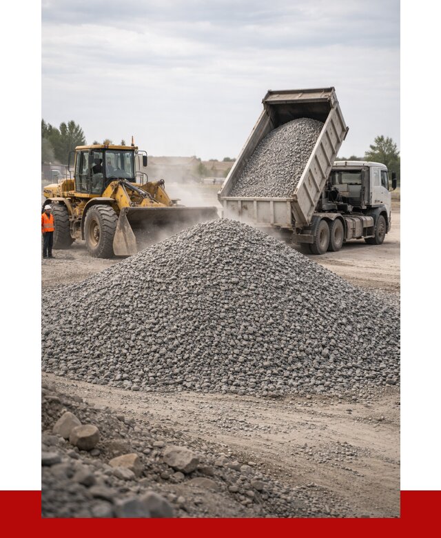 Купить щебень с доставкой в Узловой от 2546 руб. | ПРОНЕРУДЗлв