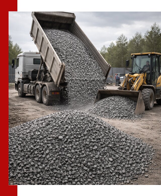 Доставка и продажа щебня гранитного в Узловой
