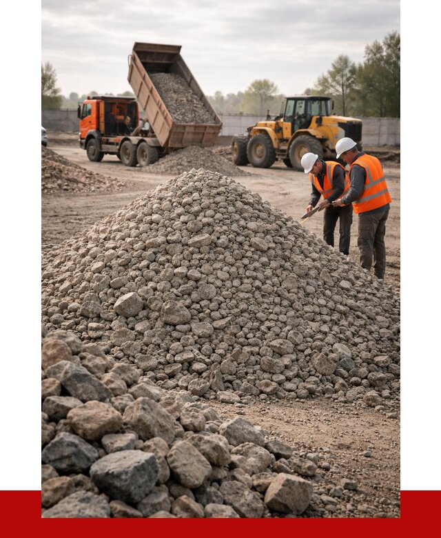 Гранитный щебень фракция 40-70 в Узловой от 2546 руб ПРОНЕРУДЗлв