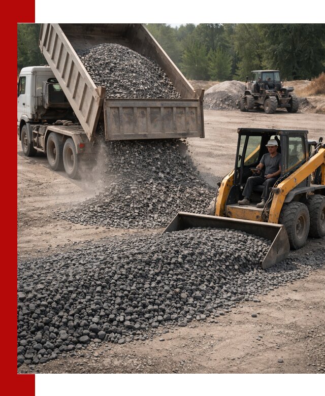 Гранитный щебень фракция 40-70 с доставкой в Узловой