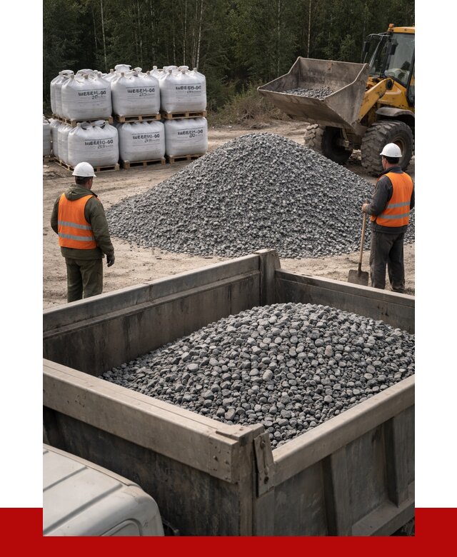 Щебень габбро диабаз 20-40 в Узловой от 3463 руб. | ПРОНЕРУДЗлв