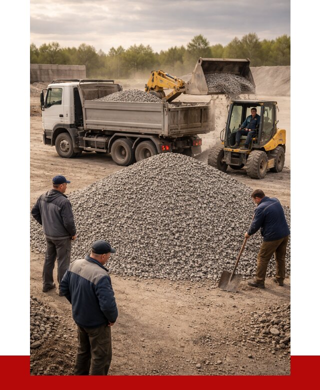 Гравийный щебень фракция 5-20 в Узловой от 2444 р. ПРОНЕРУДЗлв