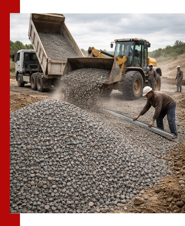 Гравийный щебень фракция 5-20 с доставкой в Узловой