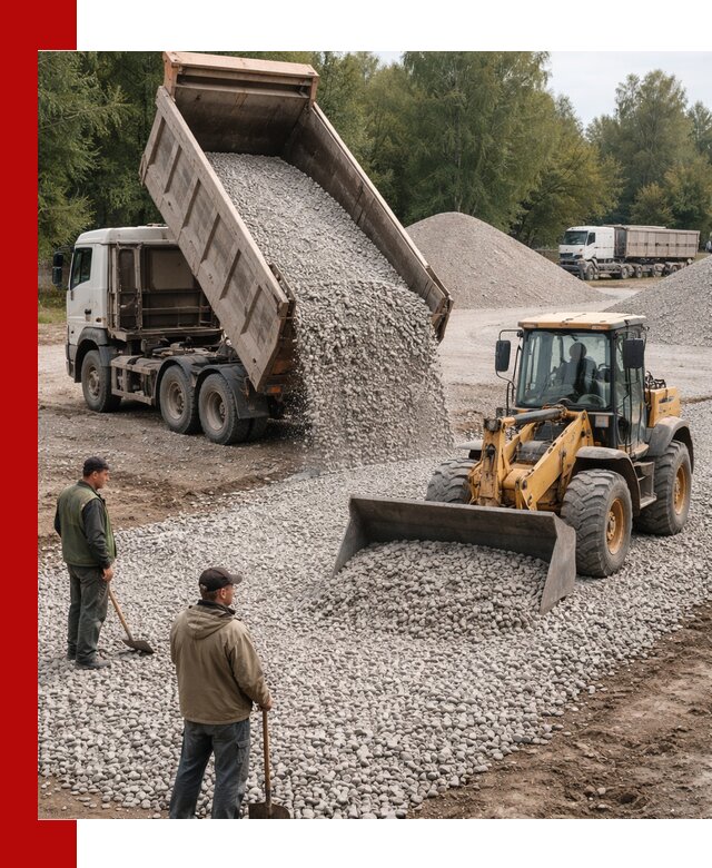 Купить гравийный щебень фракция 20-40 в Узловой с доставкой