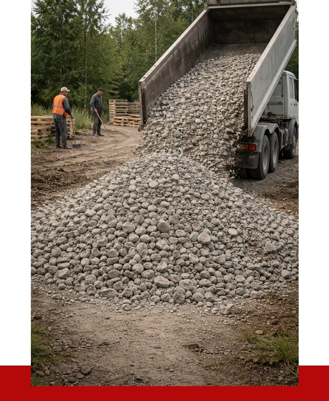 гравийный щебень фракция 70-120 в Узловой от 2495 р. ПРОНЕРУДЗлв