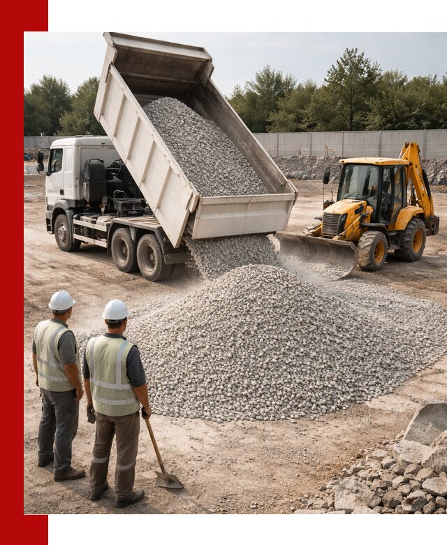 Купить известняковый щебень фракции 5–10 мм с доставкой в Узловой