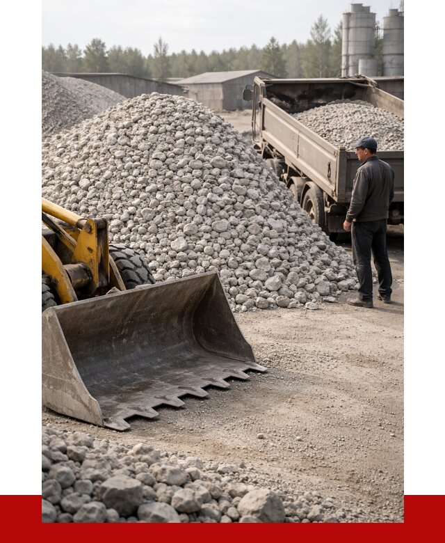 Известняковый щебень фракция 40-70 в Узловой от 4278 р. | ПРОНЕРУДЗлв