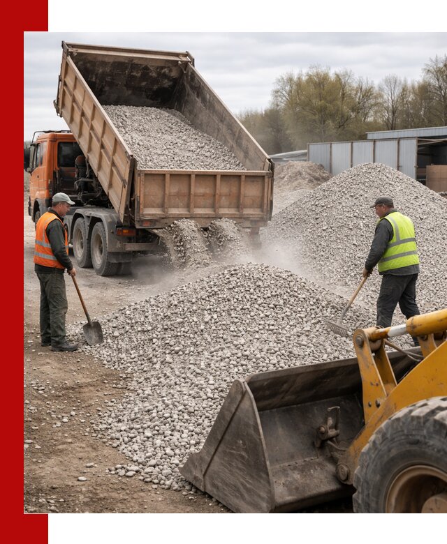 Доломитовый щебень фракции 5-20 с доставкой в Узловой