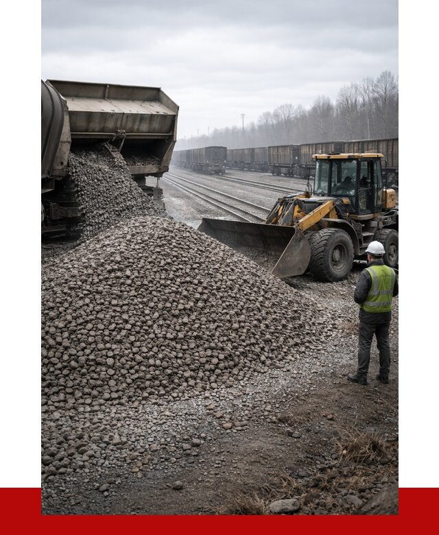 Купить железнодорожный щебень в Узловой от 2852 р. | ПРОНЕРУДЗлв