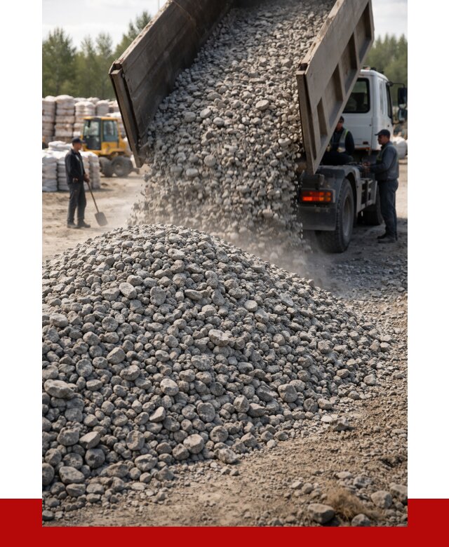 Бетонный щебень фракция 40-70 в Узловой от 1833 р. ПРОНЕРУДЗлв