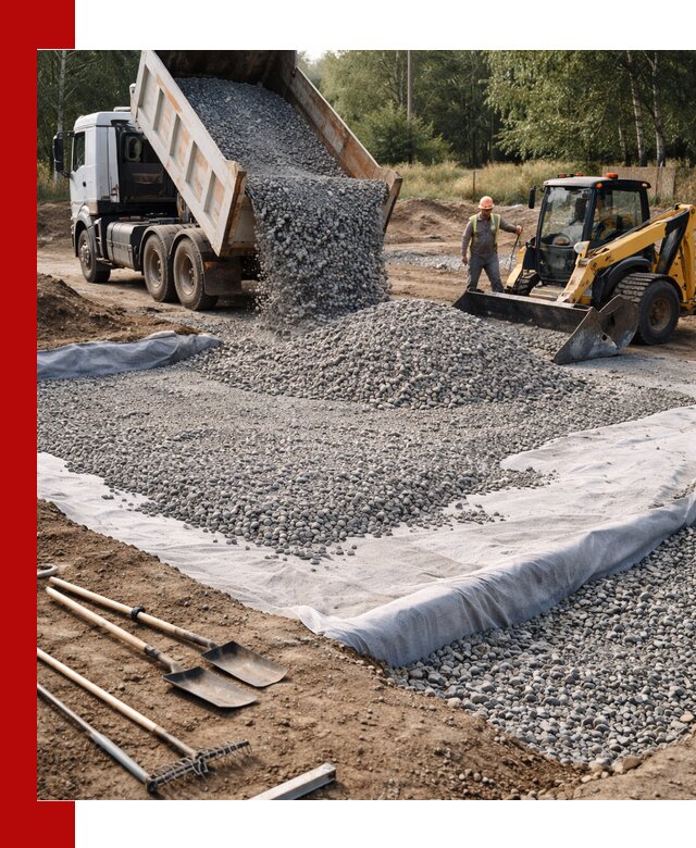 Щебень для фундамента с доставкой в Узловой