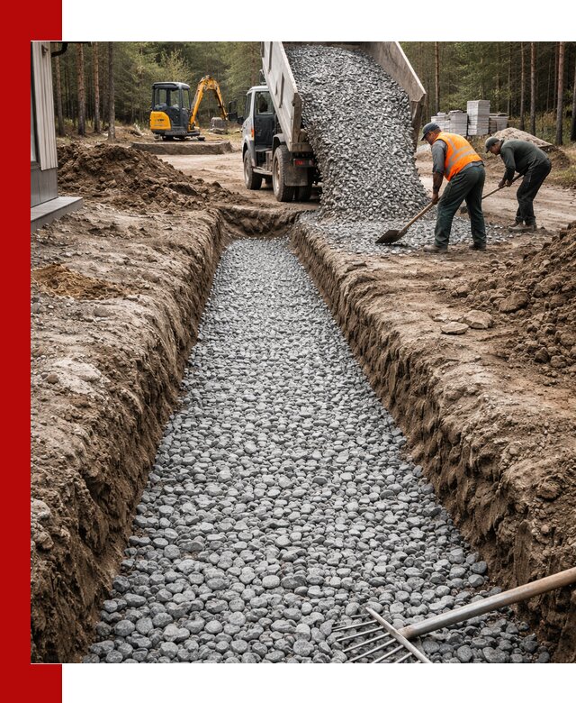 Щебень для дренажа с доставкой в Узловой высокого качества