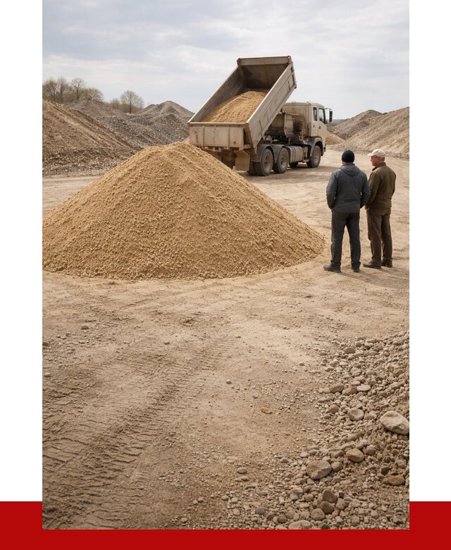 Карьерный песок крупнозернистый в Узловой от 8657 р | ПРОНЕРУДЗлв