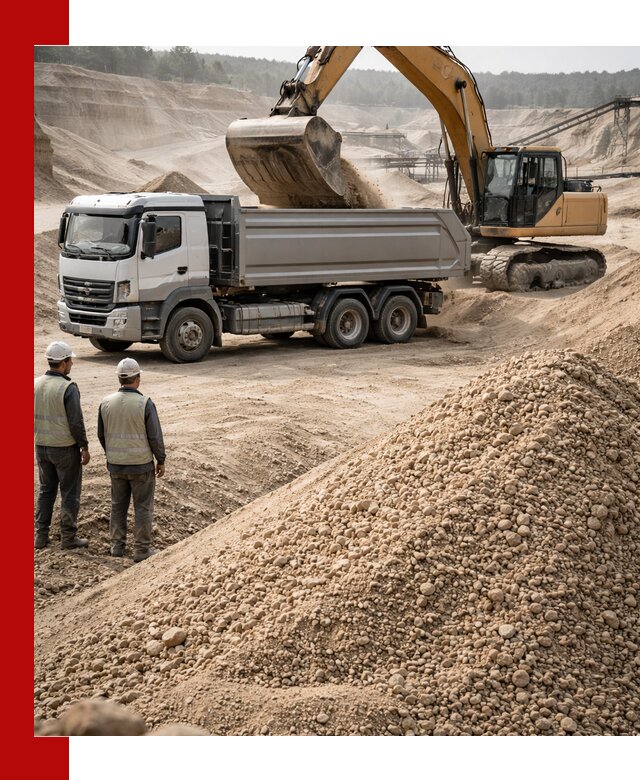 Карьерный крупнозернистый песок с доставкой в Узловой