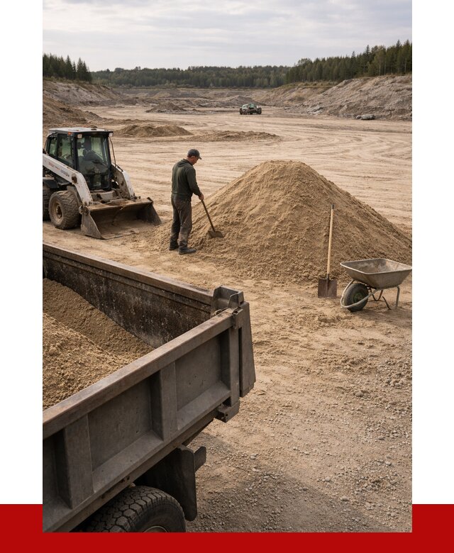 Карьерный песок среднезернистый в Узловой, от 2241 р. ПРОНЕРУДЗлв