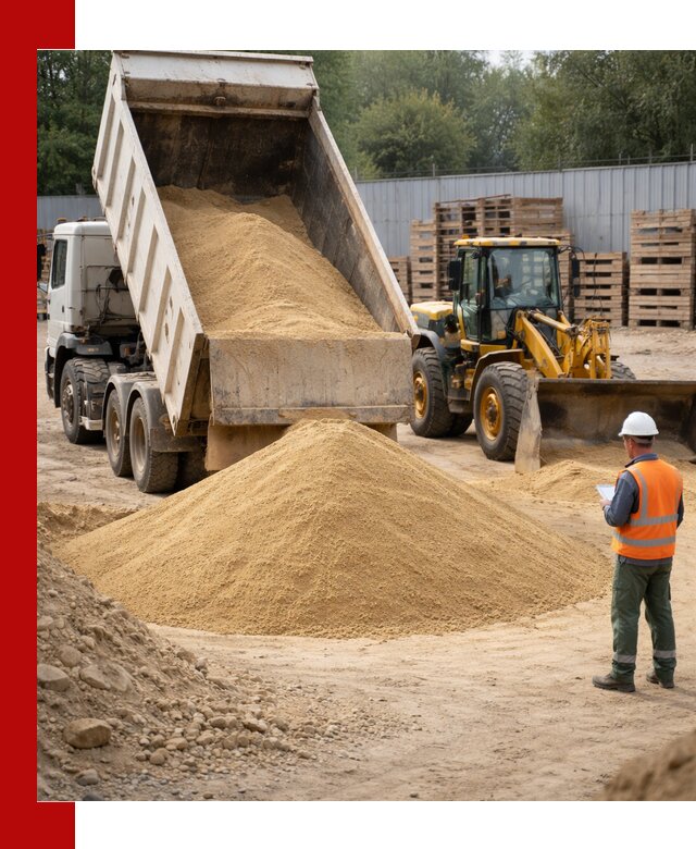 Доставка карьерного мелкозернистого песка в Узловой