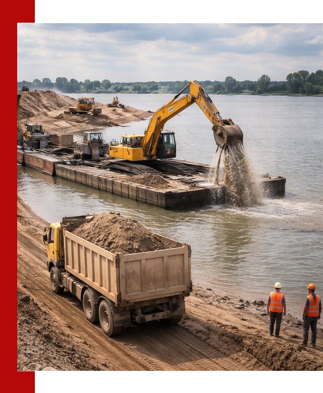 Намывной песок с доставкой в Узловой оптом и в розницу