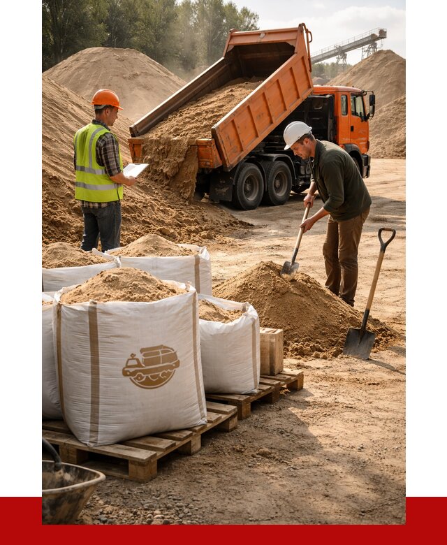 Строительный песок в Узловой от 2241 р. с доставкой, ПРОНЕРУДЗлв