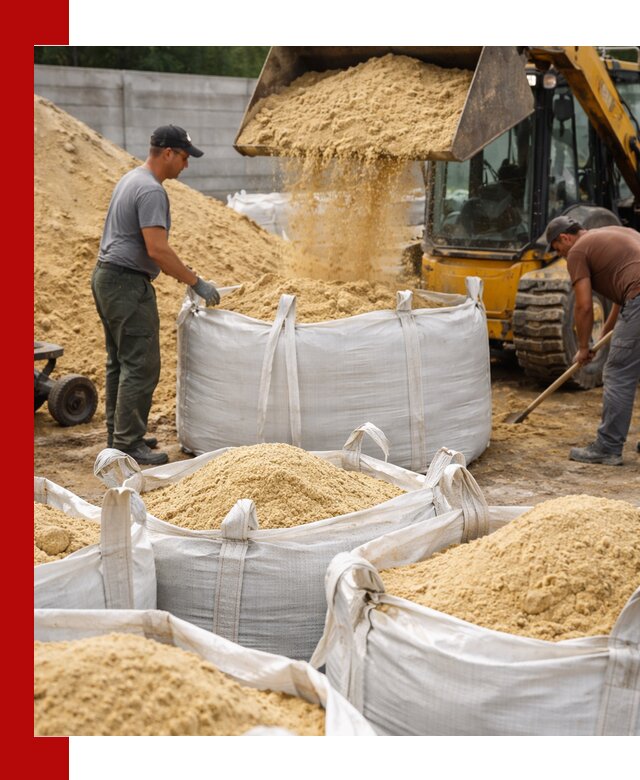 Поставка качественного песка для кладки в Узловой