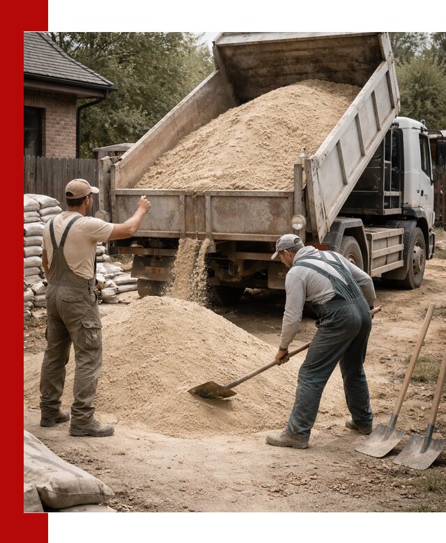 Песок для штукатурки с доставкой в Узловой качественный и чистый