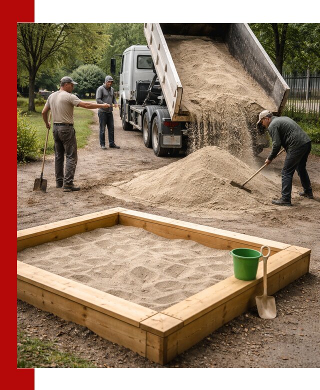 Песок для песочницы с доставкой в Узловой недорого и чистый