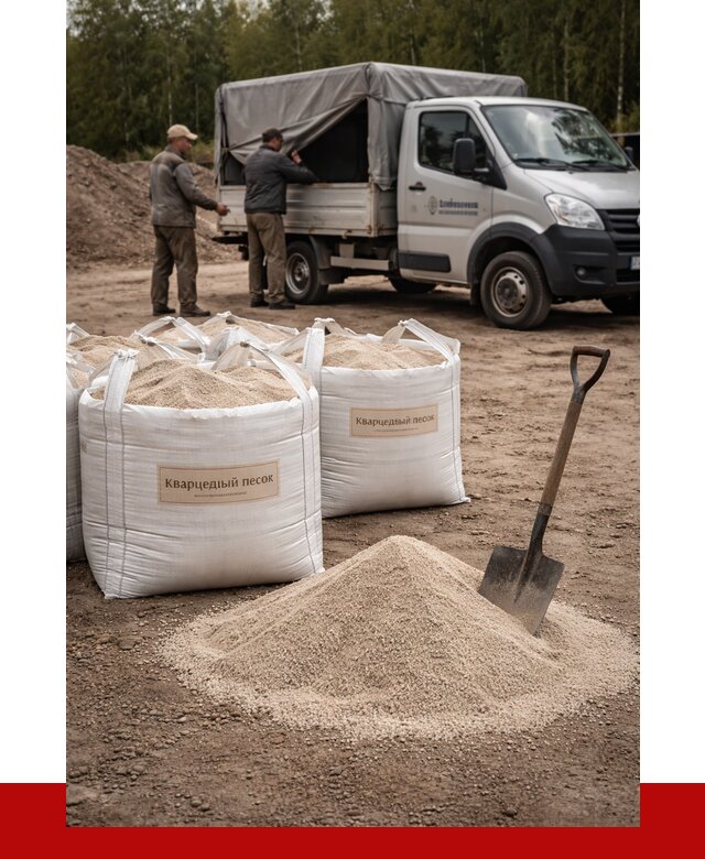 Кварцевый песок для пескоструя в Узловой от 4583 р. | ПРОНЕРУДЗлв