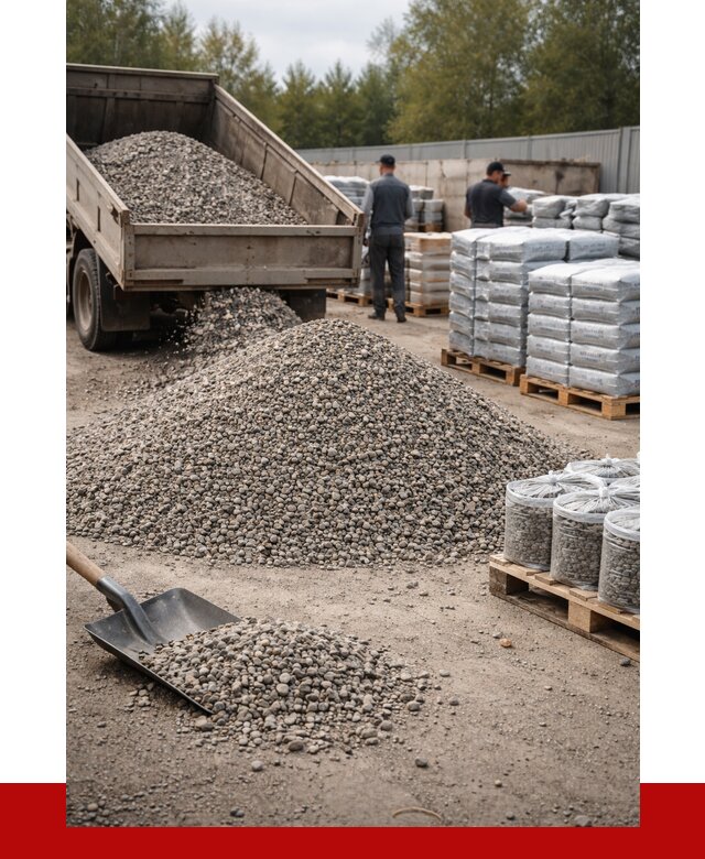 Гравий фракция 5-20 в Узловой купить от 2343 р. ПРОНЕРУДЗлв
