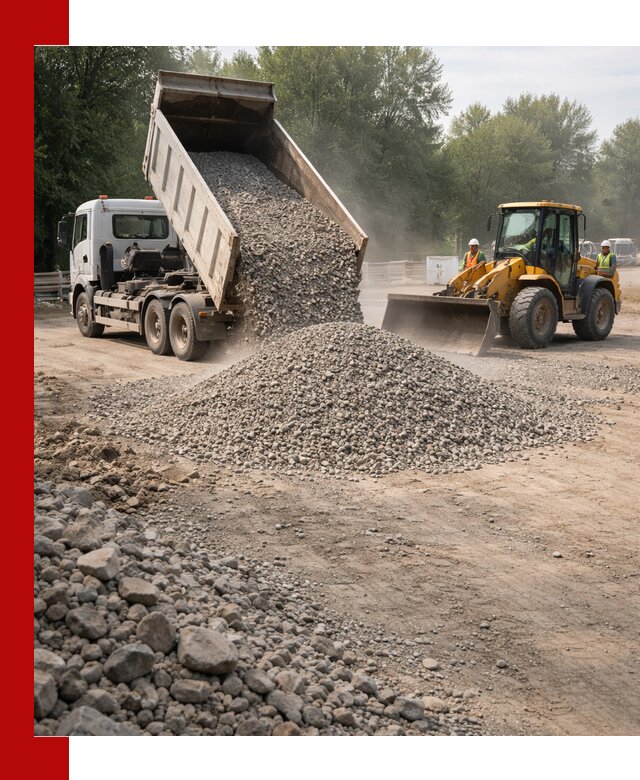 Гравий фракция 5–20 доставка в Узловой оптом и в розницу