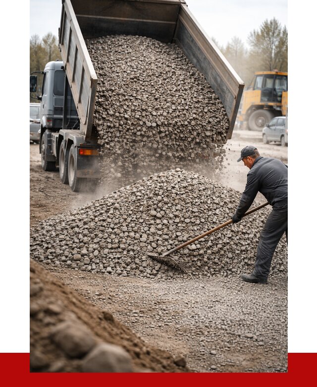 Гравий фракция 20-40 в Узловой от 2546 р. доставка | ПРОНЕРУДЗлв