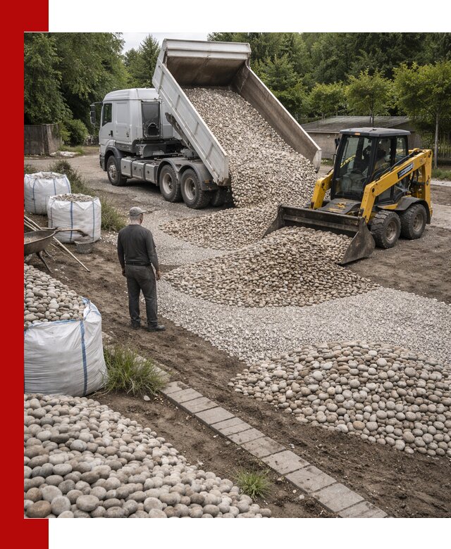 Доставка морской гальки оптом и в розницу в Узловой