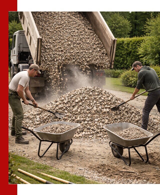 Доставка и продажа декоративной гальки в Узловой