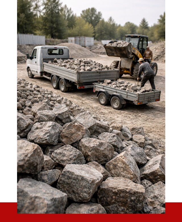 Купить бутовый камень гранитный в Узловой от 2852 р. | ПРОНЕРУДЗлв