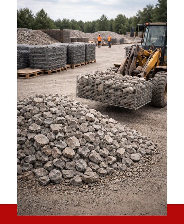 Камень для габионов фракция 70-150 в Узловой от 4278 р. | ПРОНЕРУДЗлв