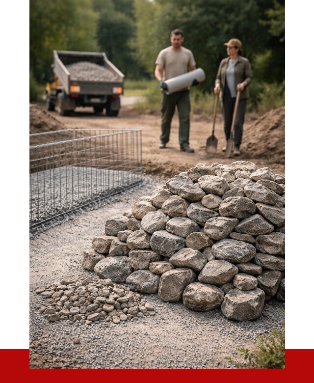 Камень для габионов фракция 100-200 в Узловой от 4889 р. | ПРОНЕРУДЗлв