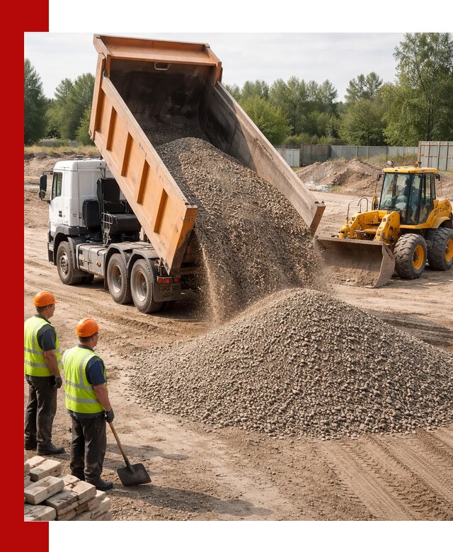Доставка щебёночно-песчаной смеси ЩПС С7 в Узловой