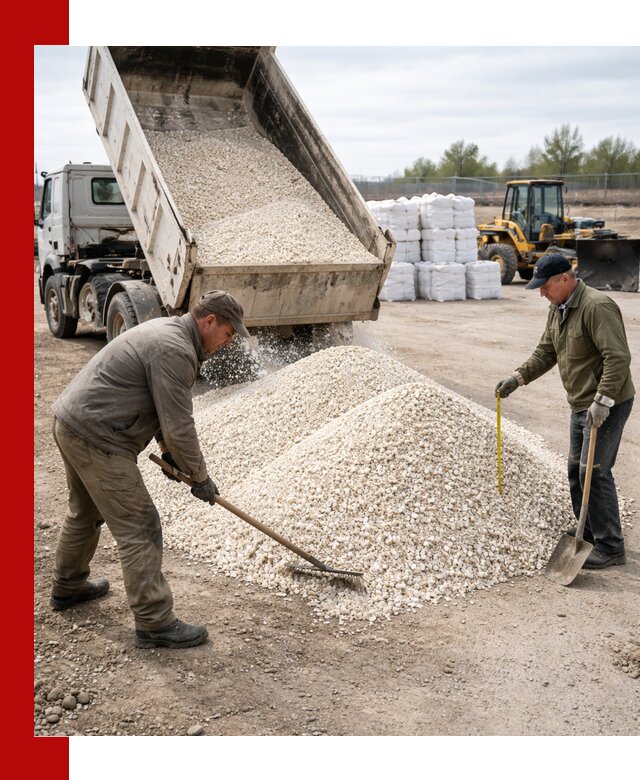 Мраморная крошка с доставкой и разгрузкой в Узловой