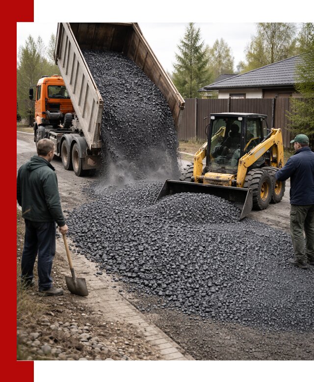 Крошка габбро с доставкой в Узловой для строительных работ