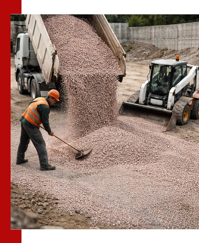 Крошка розовый гранит с доставкой в Узловой от производителя