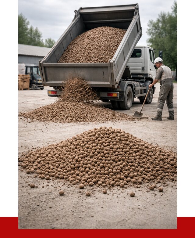 Керамзит с доставкой в Узловой от 4278 р. за м3 | ПРОНЕРУДЗлв