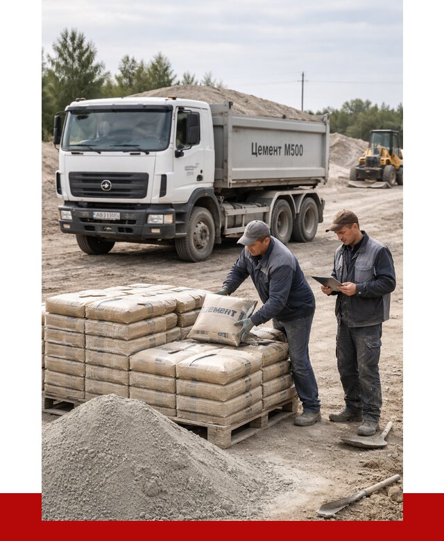 Купить цемент м500 с доставкой в Узловой от 5296 р. | ПРОНЕРУДЗлв