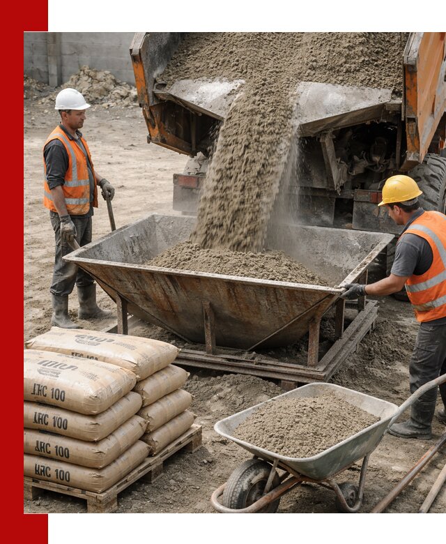 Доставка цементно-песчаной смеси М100 в Узловой