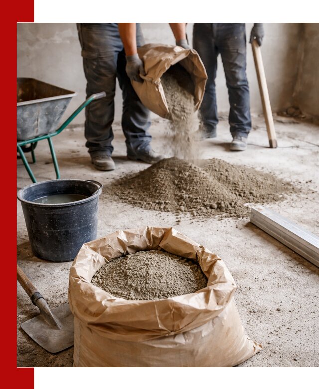 Доставка сухой смеси для стяжки в Узловой