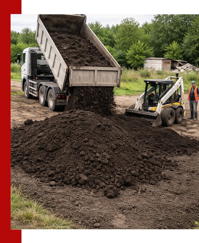 Поставка плодородной земли с доставкой самосвалом в Узловой