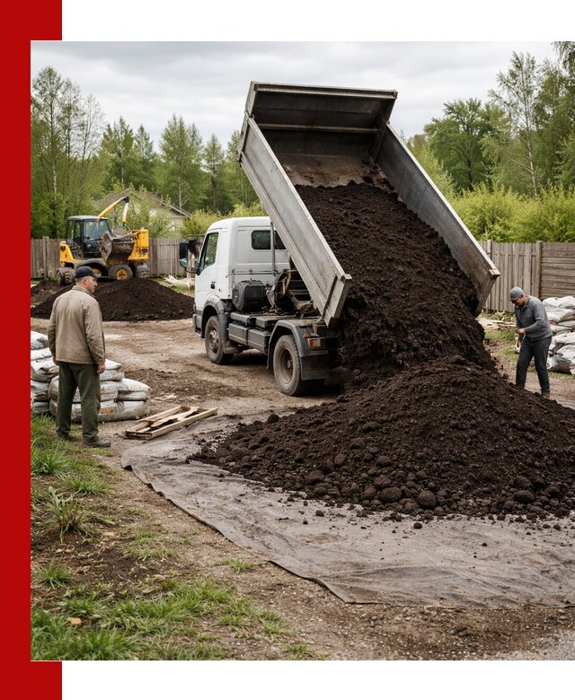 Доставка качественного почвогрунта в Узловой оптом и в розницу