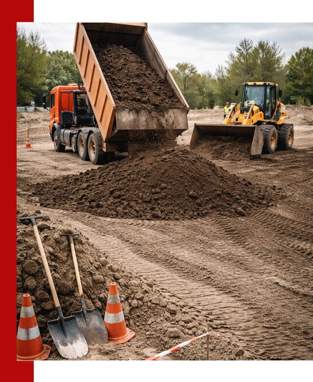 Поставка и доставка планировочного грунта в Узловой