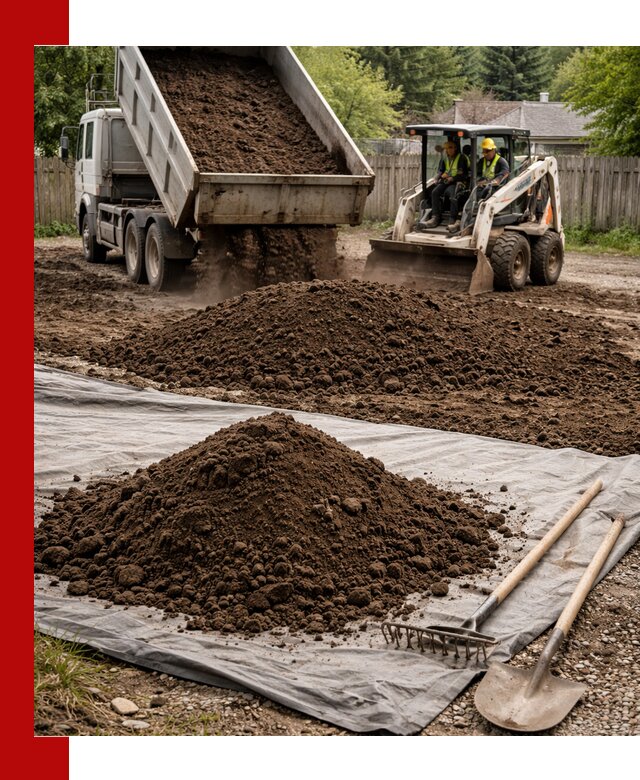 Грунт для отсыпки участка с доставкой в Узловой