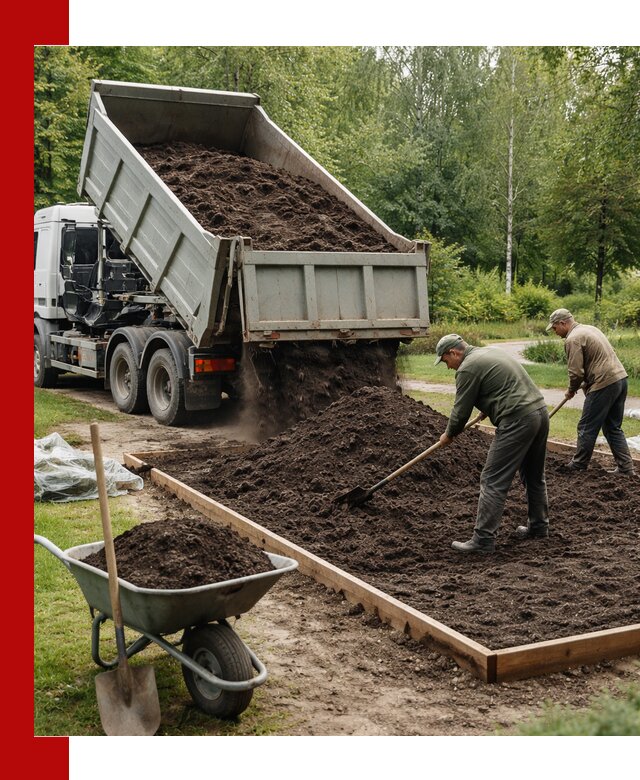 Доставка грунта для озеленения и благоустройства в Узловой