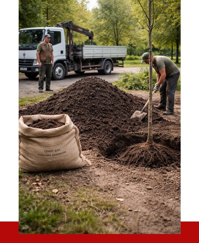 Грунт для посадки деревьев в Узловой от 1222 р. | ПРОНЕРУДЗлв