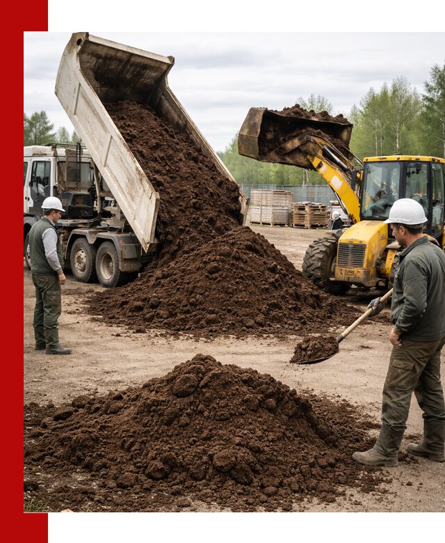 Доставка торфа оптом и в мешках в Узловой